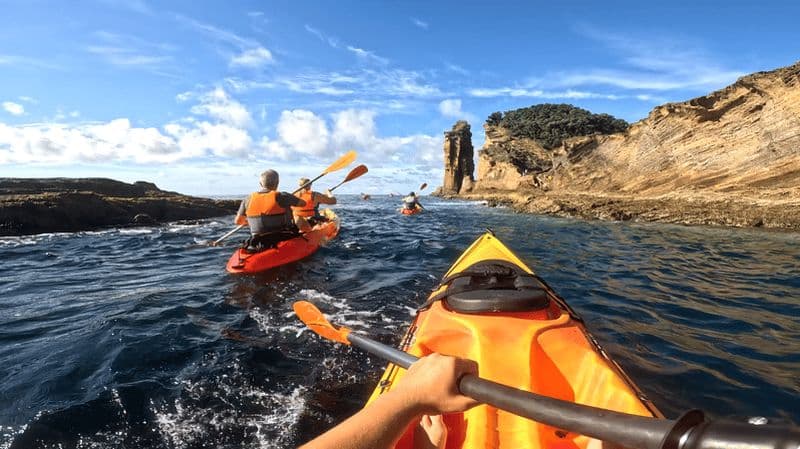 Açores : Expérience de kayak sur l'îlot de Vila Franca do Campo