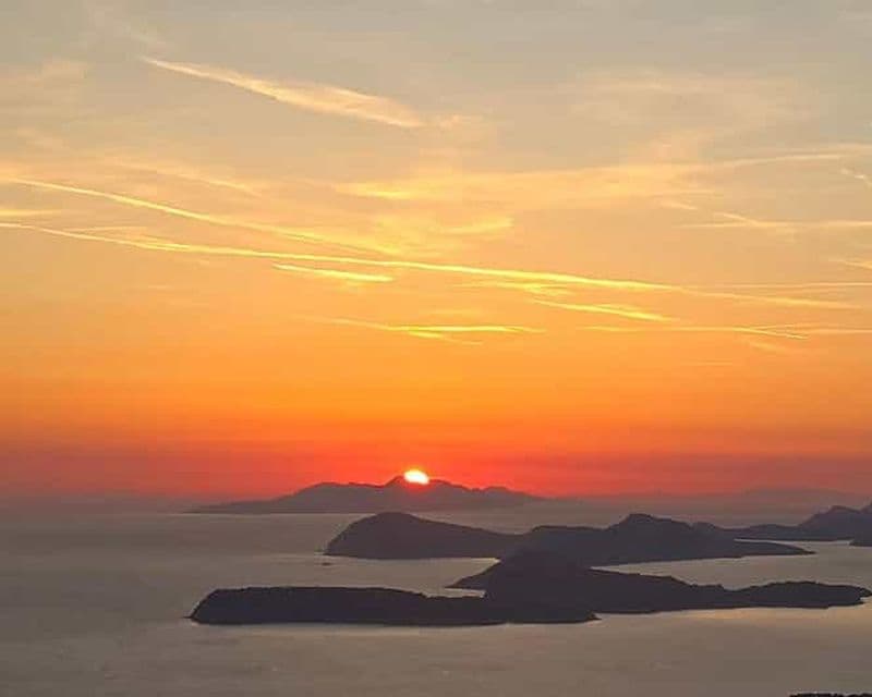 Visite au coucher du soleil à Dubrovnik avec vues panoramiques et vin local