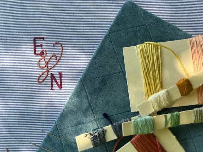 San Felice : atelier de broderie calligraphique