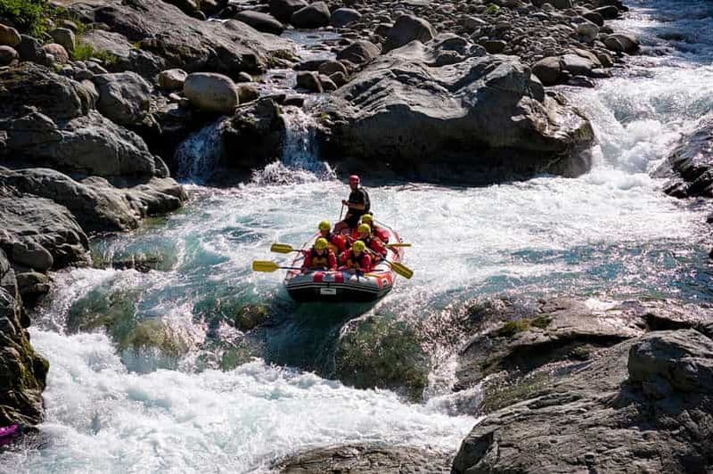 Rafting dans les gorges du Sesia