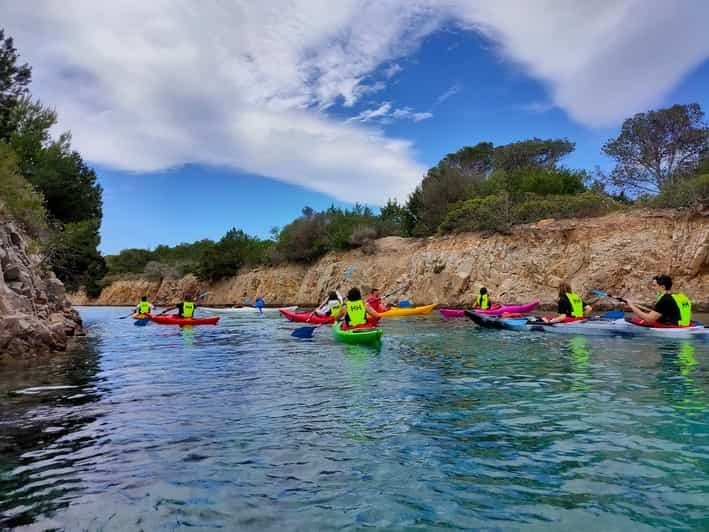 Orosei : Visite guidée en kayak de l'oasis de Biderosa au coucher du soleil