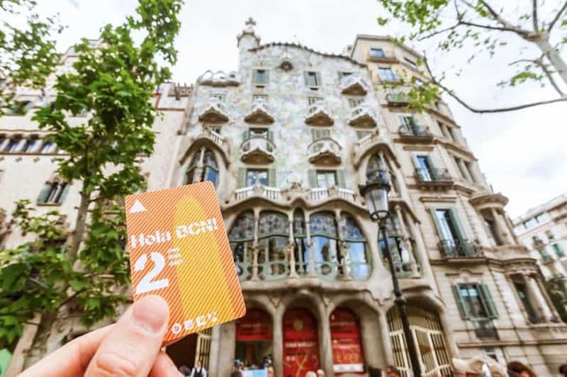 Billet Barcelone : carte de transport en commun Hola Barcelona