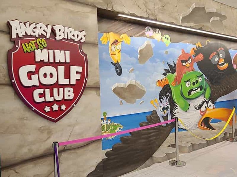Rêve américain : Billet pour le mini-golf Angry Birds