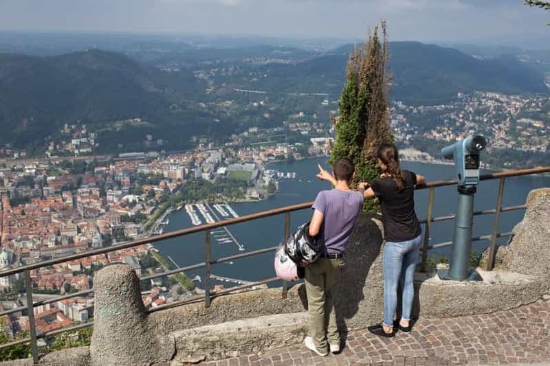 Lac de Côme : Randonnée facile en montagne avec funiculaire et tour en bateau