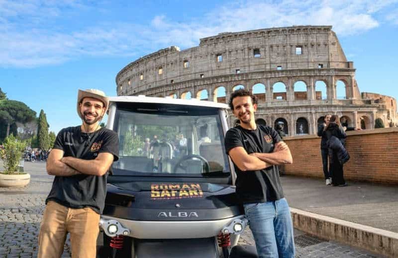 Billet Rome : visite privée en voiturette de golf avec un guide de la région