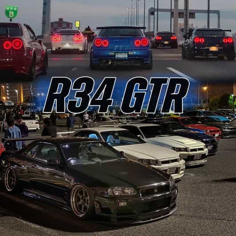 Billet 【R34 GTR de plus de 400 ch】Tokyo : visite privée de Daikoku en R34 GTR