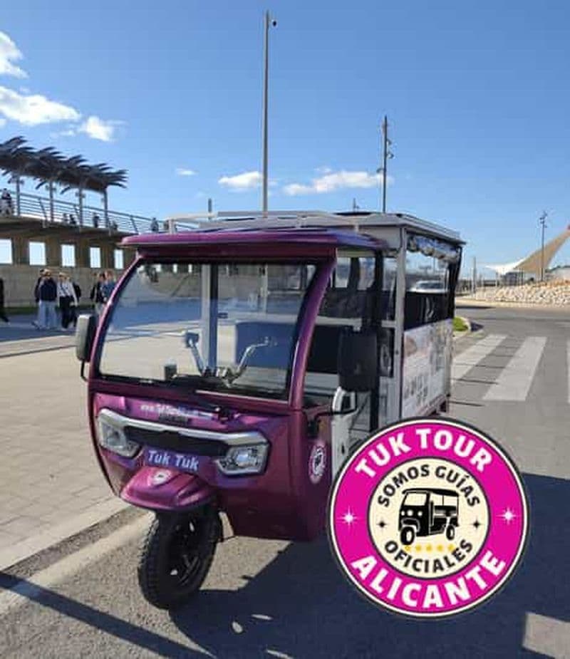 Alicante : Tuk Tuk Tour Electrique 60 minutes Electrique