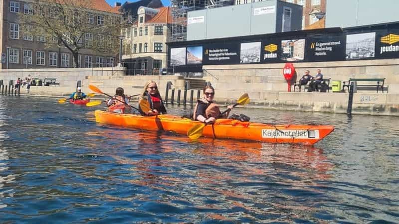 Excursion en kayak dans le port de Copenhague - juin, juillet et août