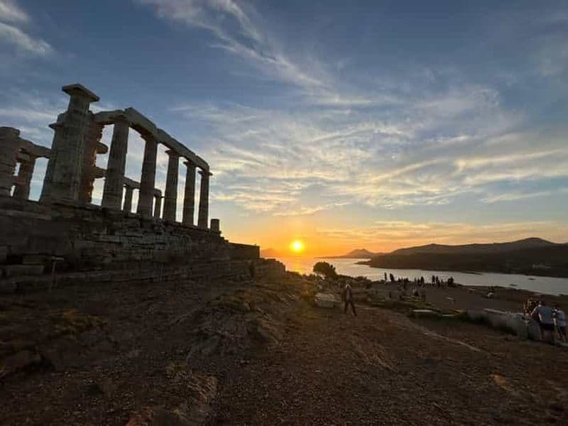 Visite privée du cap Sounion Temple de Poséidon Côte athénienne