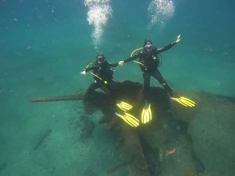 Île de Terceira : Essayez la plongée dans un parc archéologique d'épaves de navires