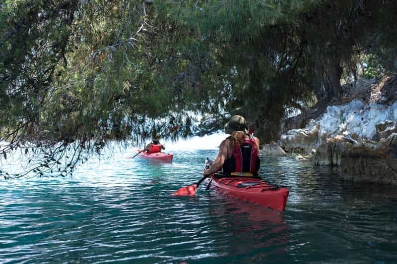 Lefkada : Visite d'une jounée en kayak de mer