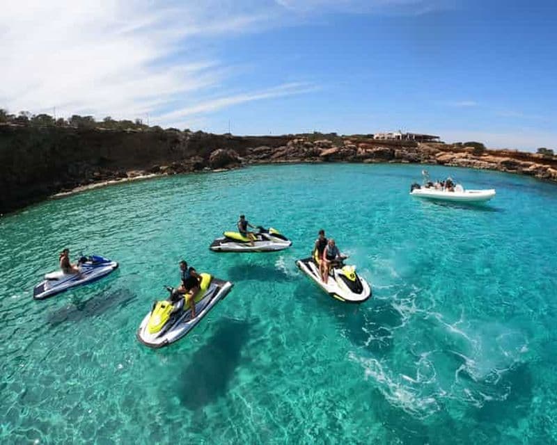 Excursion en jet ski à Cala Comte depuis San Antonio