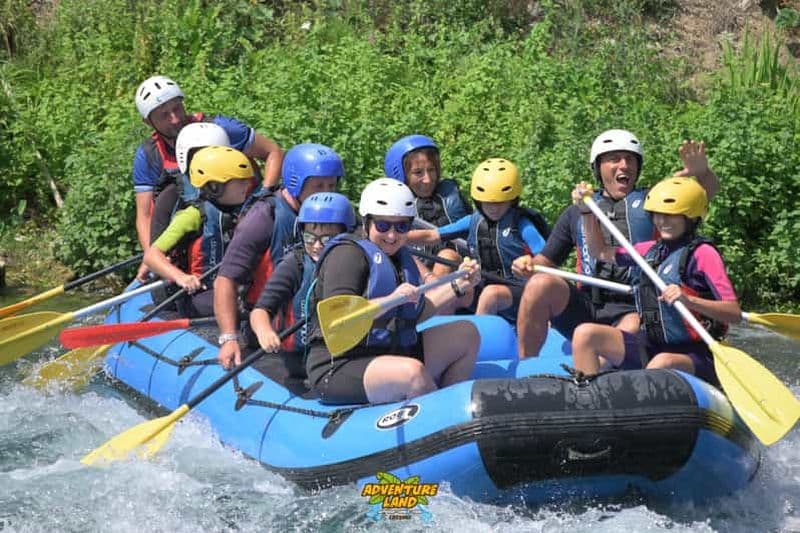 Cassino : excursion de rafting en eaux calmes sur la rivière Gari
