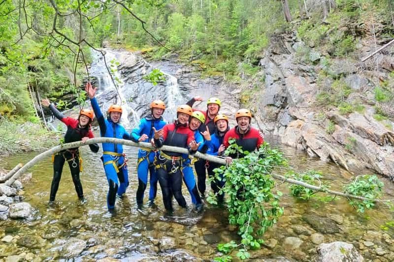 Uvdal : Aventure canyoning avec goûter
