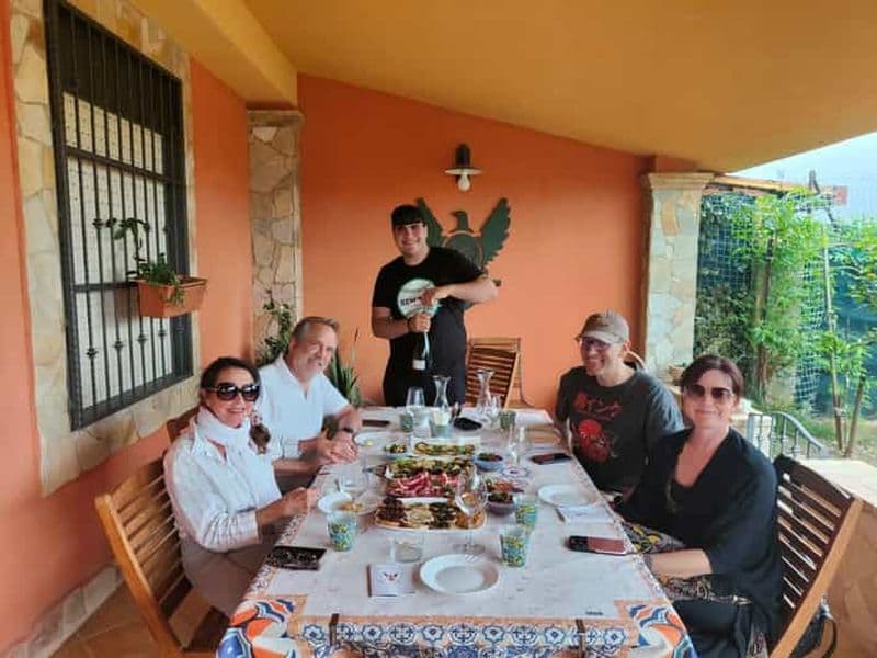Agrigente : Dégustation de vin et promenade dans les vignobles.