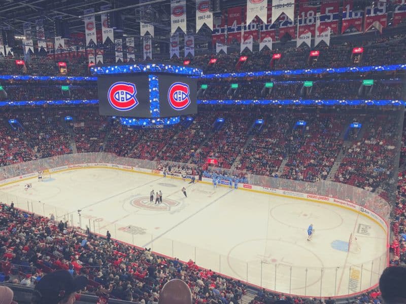 Centre Bell : Billet pour un match de hockey sur glace des Canadiens de Montréal