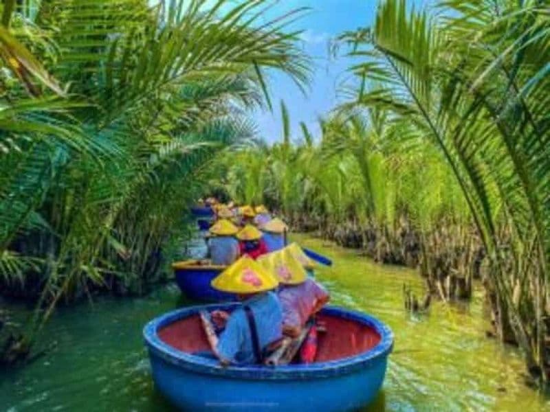 Au départ de Hoi An : Bay Mau Coconut Forest Bamboo Basket Boat Ride (tour en bateau)
