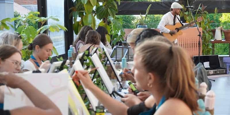 Lisbonne : expérience vin et peinture