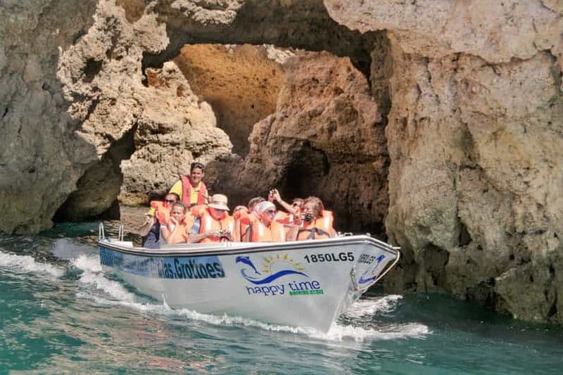Lagos : visite guidée en bateau des formations rocheuses de Ponta da Piedade