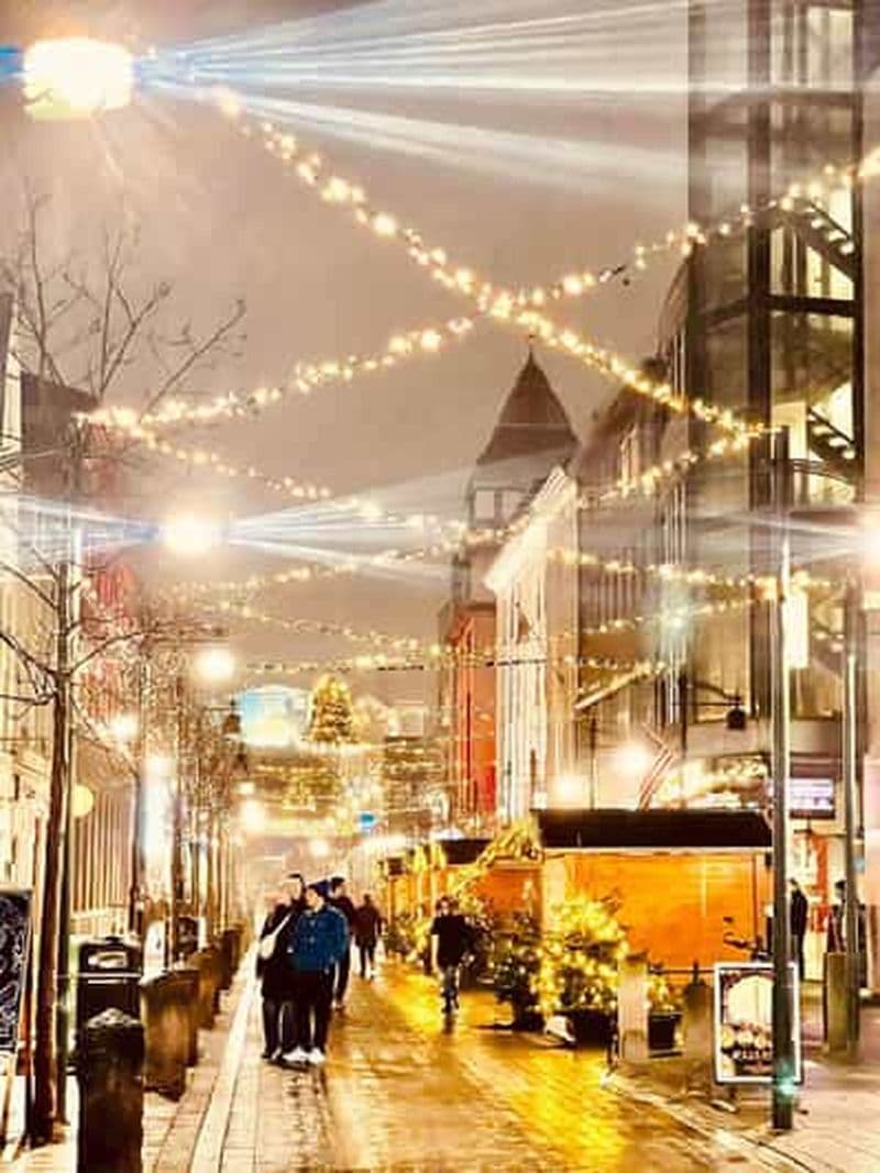 Visite à pied de Reykjavik à Noël