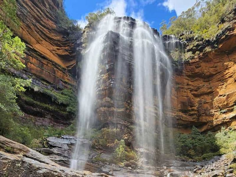 Billet Au départ de Sydney : Visite à pied des Montagnes Bleues avec promenade dans les cascades et déjeuner.