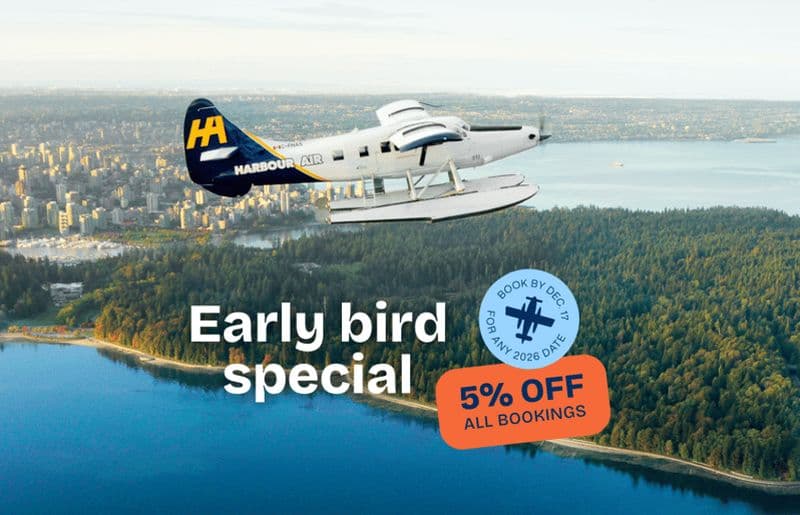Depuis Vancouver : visite d'une journée en hydravion à Victoria avec observation de baleines