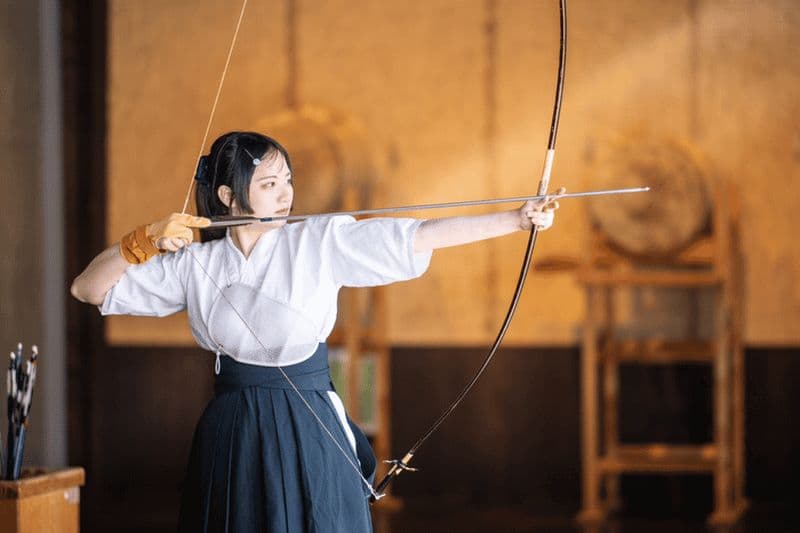 Tokyo : expérience de tir à l'arc japonais (Kyudo)