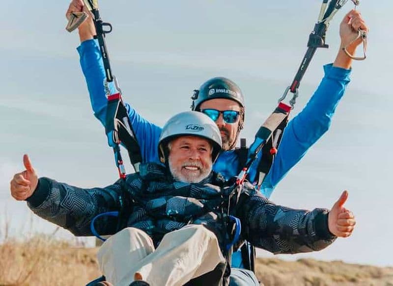 Nazare : Vol en tandem en parapente