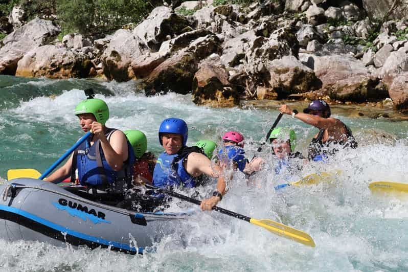 Bovec : Aventure en rafting sur la rivière Soča avec photos et boisson