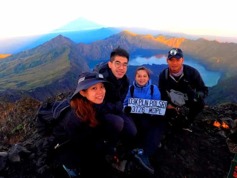 Lombok : Trek de 3 jours au Mont Rinjani avec sommet et lac