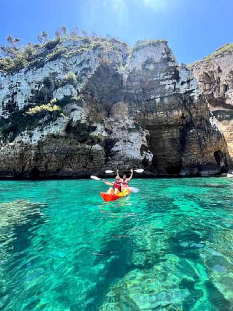 Jávea : Excursion en kayak à Cala Portixol avec plongée en apnée et saut de falaise