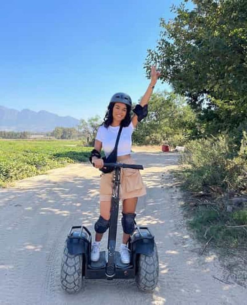 VILLE DU CAP : PROMENADE EN SEGWAY À PAARL FREEDOM 301 AVEC WILDX