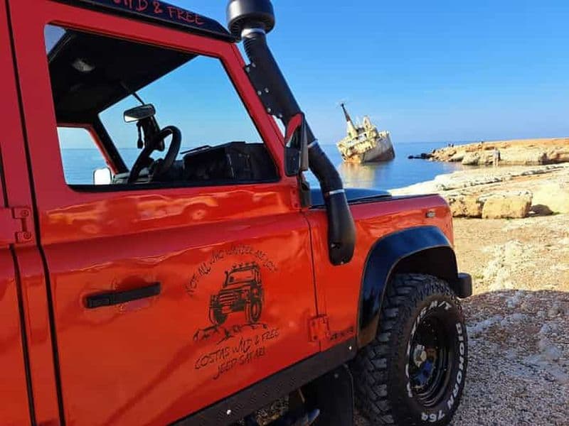 Au départ de Paphos : Visite guidée de l'Akamas en 4x4 avec un guide local