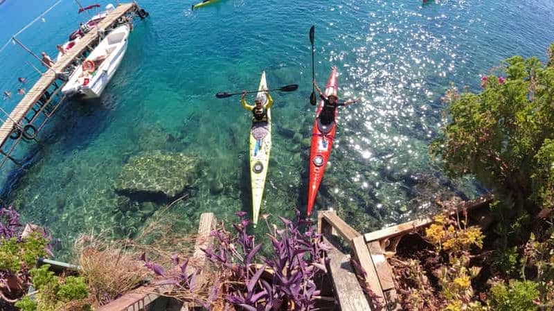 Fethiye : visite d'une demi-journée en kayak de mer sur l'île Saint-Nicolas