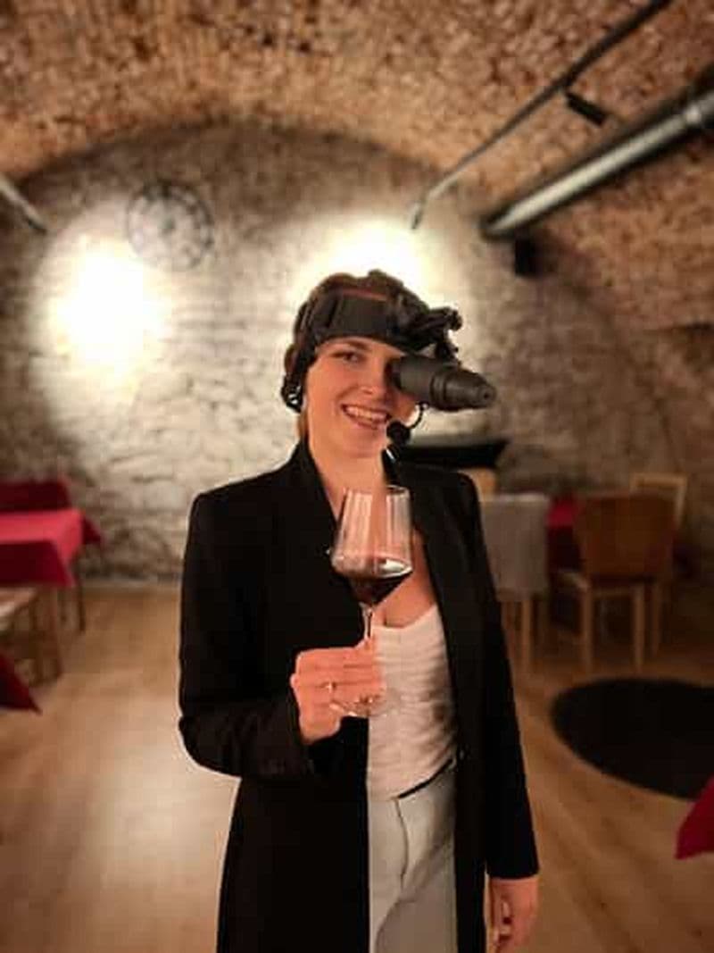 Bratislava : Dégustation de vin dans l'obscurité