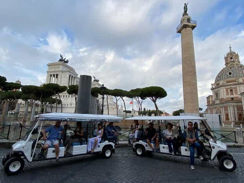 Billet Rome : Visite privée personnalisable de 3 heures en voiturette de golf