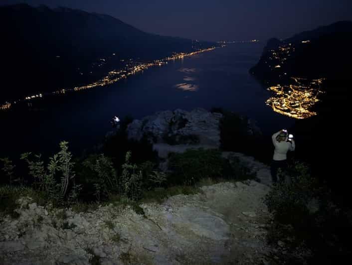 Riva del Garda : circuit en vélo électrique à Punta Larici au coucher du soleil