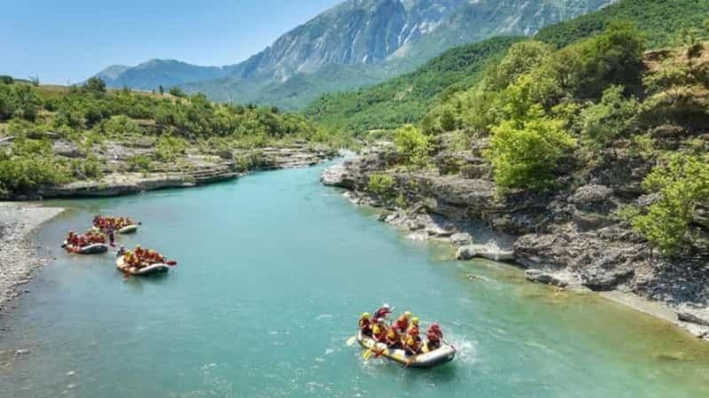 Permet : Rafting et bains thermaux de Vjosa