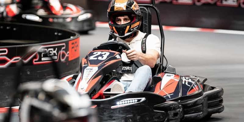 Course de karting chronométrée : durée 8 min