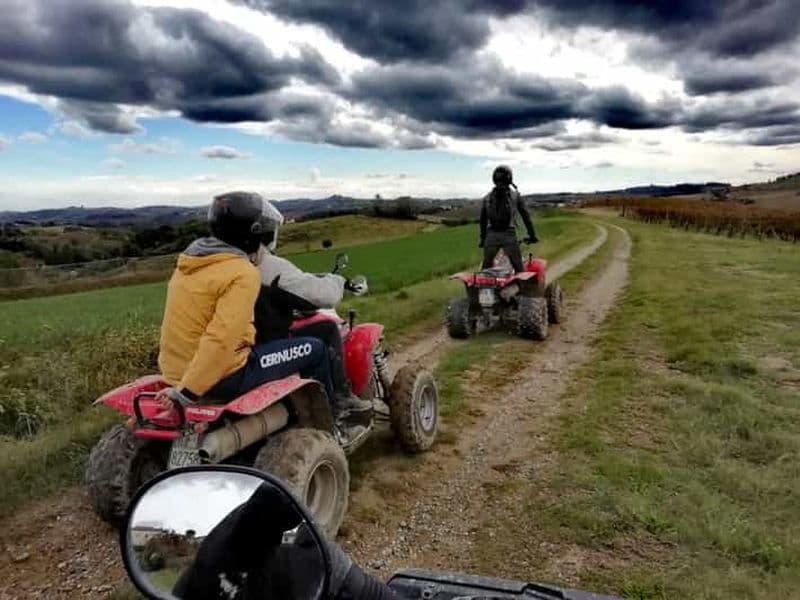 Quad et vélo électrique - Collines du Monferrato - Visite des caves classées au patrimoine mondial de l'Unesco