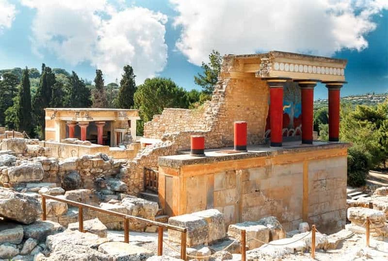 Chania/Rethymno : Knossos et musée archéologique d'Héraklion