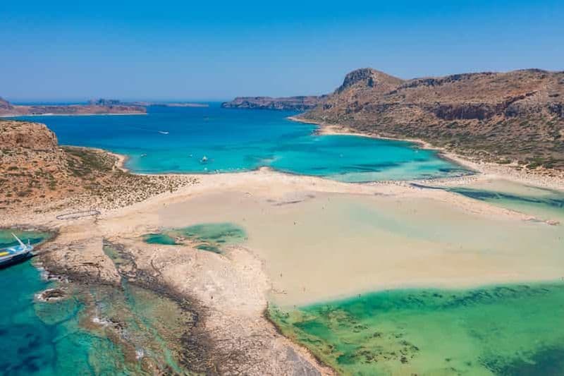 Billet Au départ d'Héraklion : Croisière vers la lagune de Balos et la vieille ville de La Canée