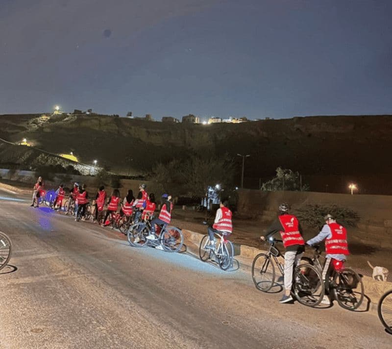 Riyad : visite nocturne à vélo dans le Wadi Hanifah