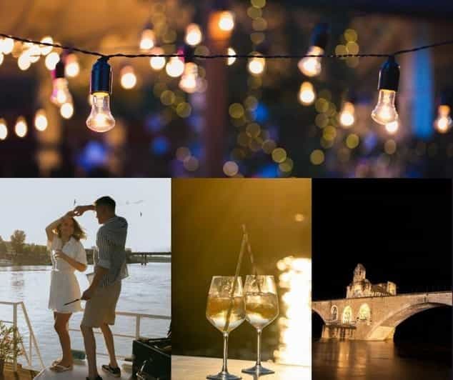 Avignon : Guinguette estivale et dîner-croisière avec musique live