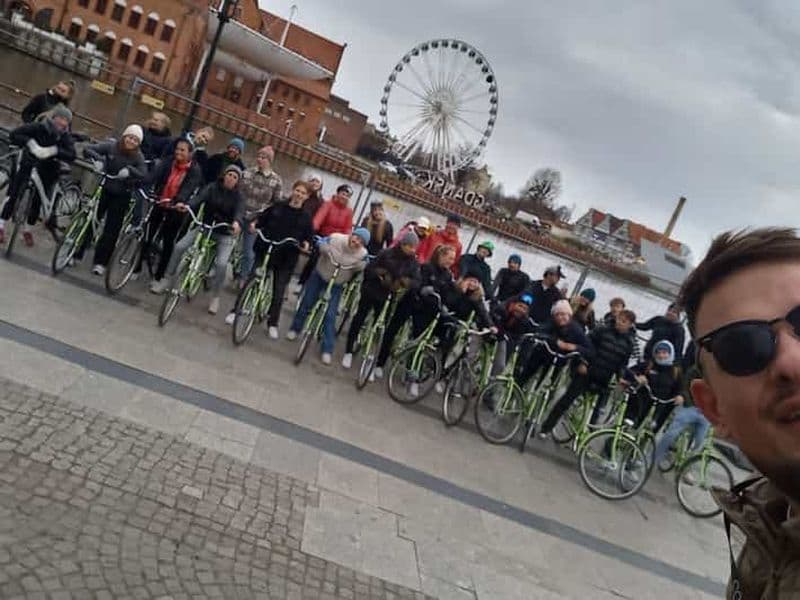 Gdansk : Visite guidée à vélo de la vieille ville et du chantier naval