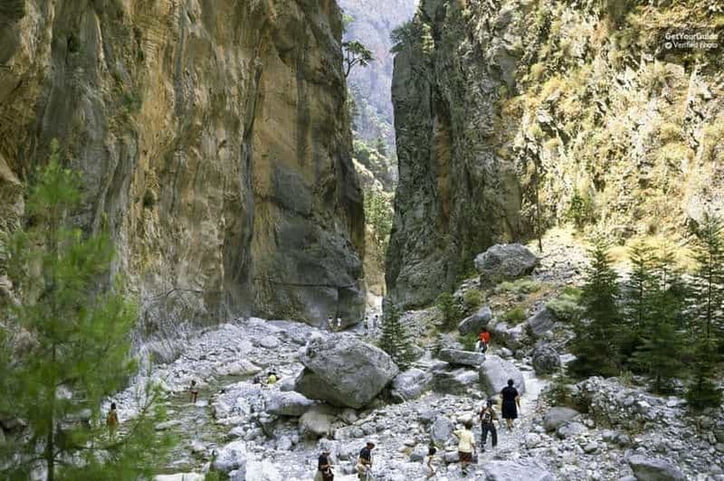 Depuis Panormo ou Lavris : Randonnée dans les gorges de Samaria avec guide