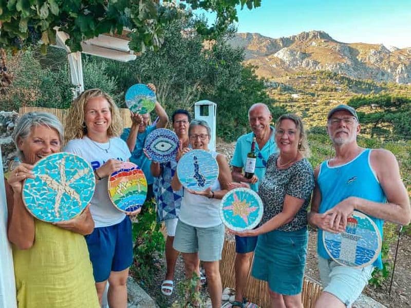 Karpathos : Atelier créatif - Fabriquez votre propre souvenir en mosaïque