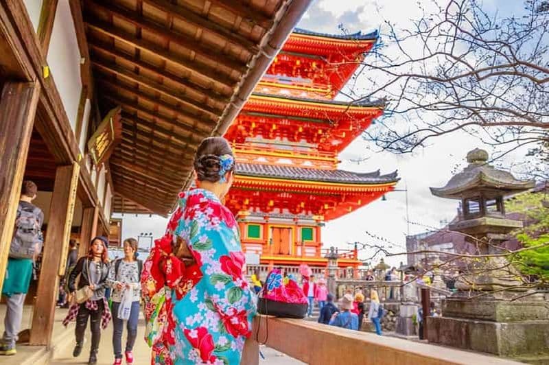Kyoto : Excursion d'une journée à Kiyomizu-dera, au Pavillon d'or et aux temples