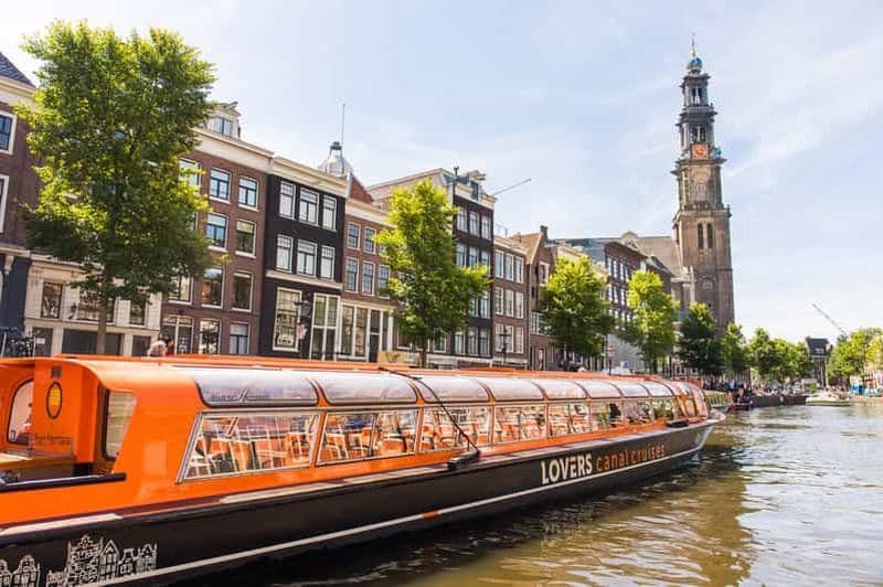 Amsterdam : croisière sur les canaux du centre-ville avec audioguide