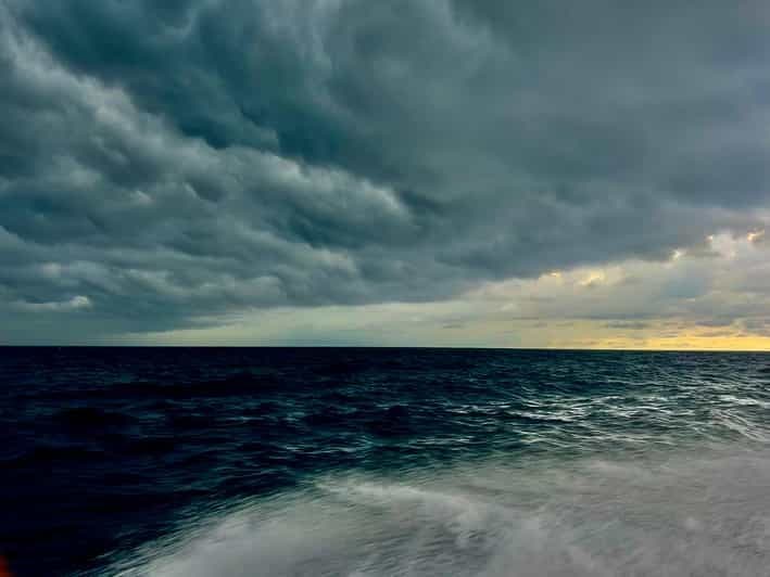 Pêche au coucher du soleil